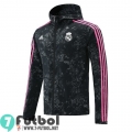 Chaqueta Cazadora Real Madrid negro + Pantalon WK04 20-21