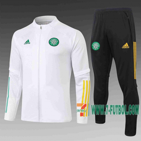 7-Futbol: Celtic Chaquetas Futbol blanco 20-21 A391