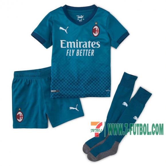 7-Futbol: AC Milan Camiseta Del Tercera Niño 20-21 7-Futbol: AC Milan Camiseta Del Tercera Niño 20-21