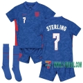 7-Futbol: Argentino Camiseta Del Sterling #7 Segunda Niño 20-21
