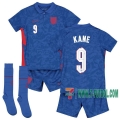 7-Futbol: Argentino Camiseta Del Kane #9 Segunda Niño 20-21