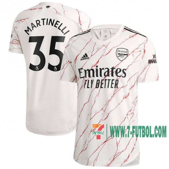 7-Futbol: Arsenal Camiseta Del Martinelli #35 Segunda 20-21