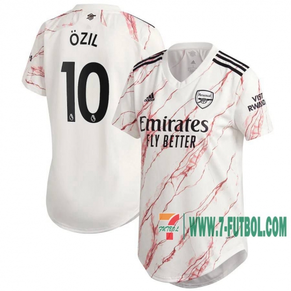 7-Futbol: Arsenal Camiseta Del Özil #10 Segunda Mujer 20-21