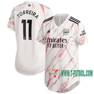 7-Futbol: Arsenal Camiseta Del Torreira #11 Segunda Mujer 20-21