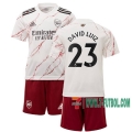 7-Futbol: Arsenal Camiseta Del David Luiz #23 Segunda Niño 20-21