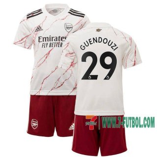 7-Futbol: Arsenal Camiseta Del Guendouzi #29 Segunda Niño 20-21