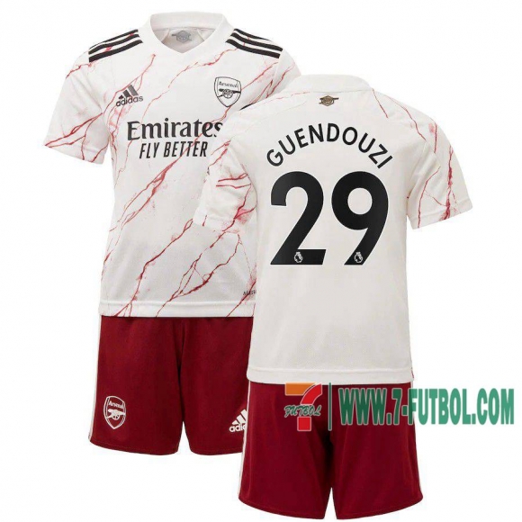 7-Futbol: Arsenal Camiseta Del Guendouzi #29 Segunda Niño 20-21