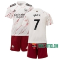 7-Futbol: Arsenal Camiseta Del Saka #7 Segunda Niño 20-21