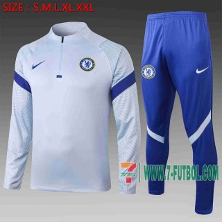 7-Futbol: Chelsea Chandal Futbol Gris claro 20-21 B417