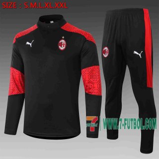 7-Futbol: AC Milan Chandal Futbol negro 20-21 B423