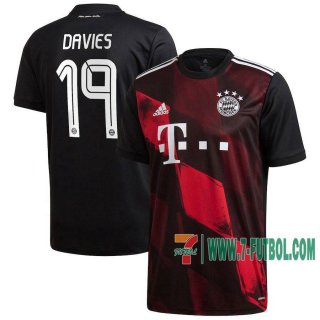 7-Futbol: Bayern Munich Camiseta Del Alphonso Davies #19 Tercera 20-21