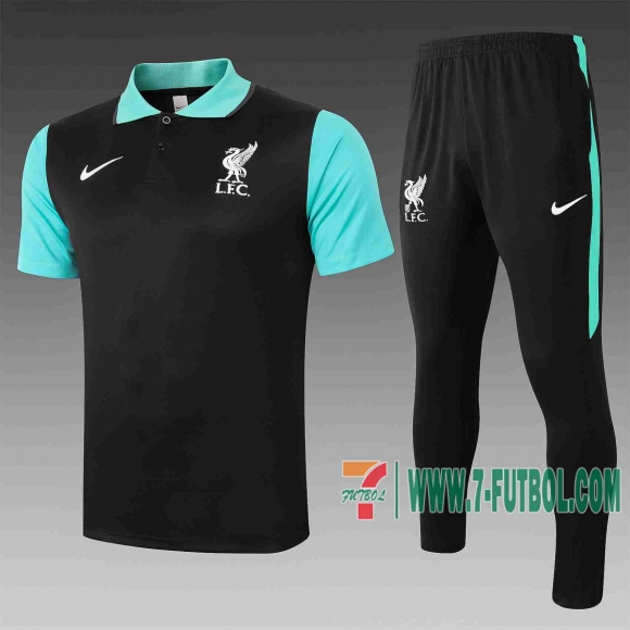 7-Futbol: Liverpool Polo Futbol negro 20-21 C568