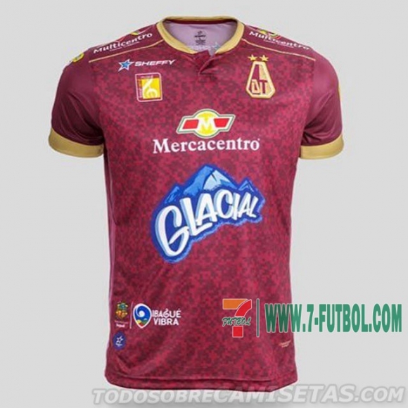 7-Futbol: Deportes Tolima Camiseta Del Primera 2020 7-Futbol: Deportes Tolima Camiseta Del Primera 2020