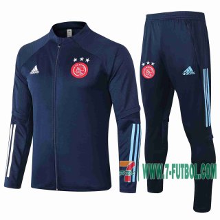 7-Futbol: Ajax Chandal Futbol - Chaquetas Niño Azul oscuro 20-21 E464