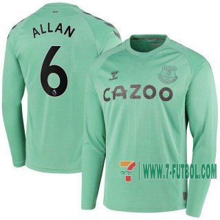 7-Futbol: Everton Camiseta Del Allan #6 Tercera Manga Largas 20-21