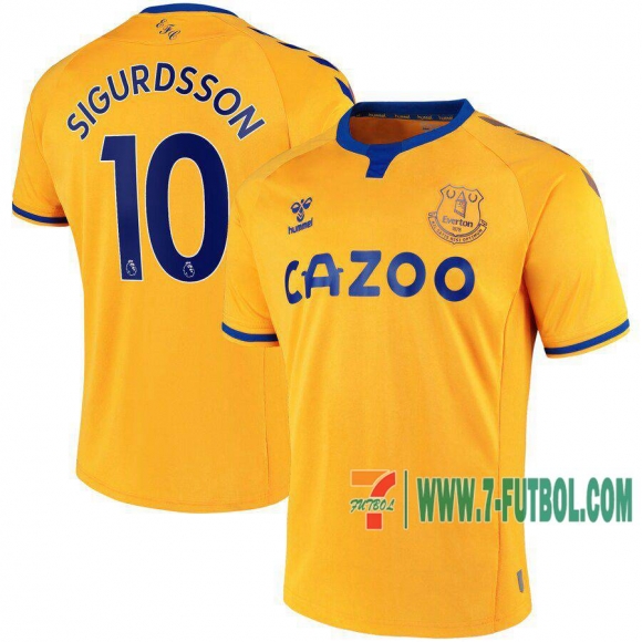 7-Futbol: Everton Camiseta Del Sigurdsson #10 Segunda 20-21