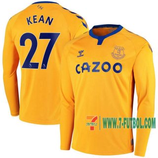 7-Futbol: Everton Camiseta Del Kean #27 Segunda Manga Largas 20-21