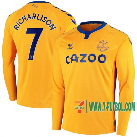 7-Futbol: Everton Camiseta Del Richarlison #7 Segunda Manga Largas 20-21