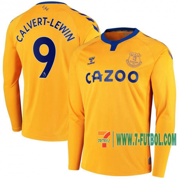 7-Futbol: Everton Camiseta Del Calvert-Lewin #9 Segunda Manga Largas 20-21