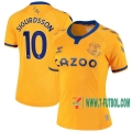 7-Futbol: Everton Camiseta Del Sigurdsson #10 Segunda Mujer 20-21