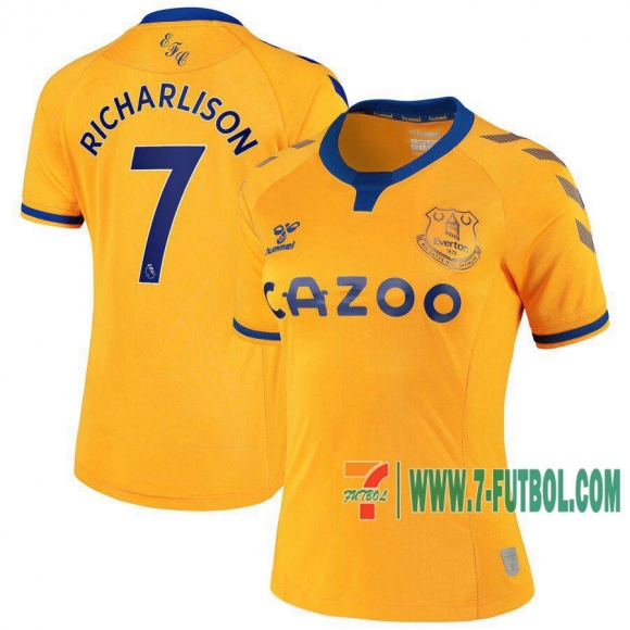 7-Futbol: Everton Camiseta Del Richarlison #7 Segunda Mujer 20-21