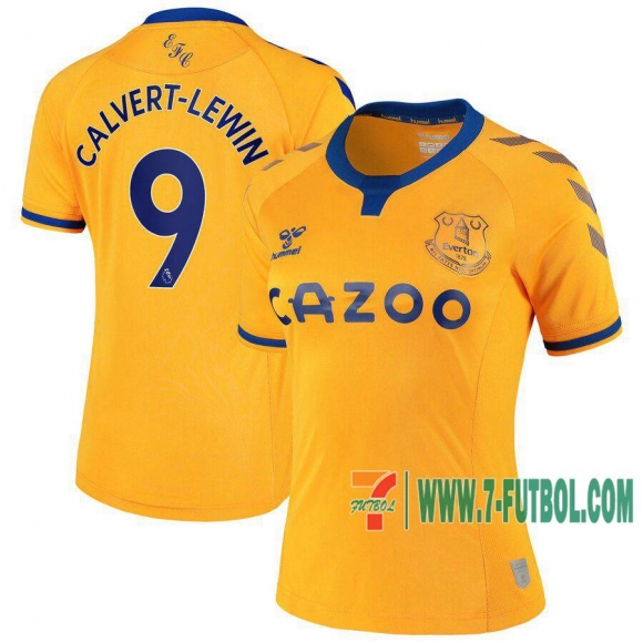 7-Futbol: Everton Camiseta Del Calvert-Lewin #9 Segunda Mujer 20-21