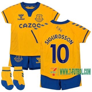 7-Futbol: Everton Camiseta Del Sigurdsson #10 Segunda Niño 20-21