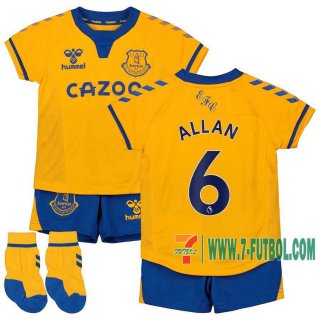 7-Futbol: Everton Camiseta Del Allan #6 Segunda Niño 20-21