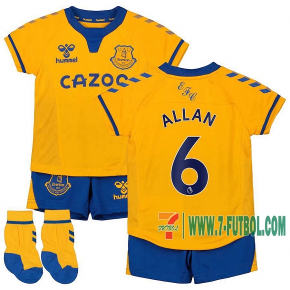 7-Futbol: Everton Camiseta Del Allan #6 Segunda Niño 20-21 7-Futbol: Everton Camiseta Del Allan #6 Segunda Niño 20-21