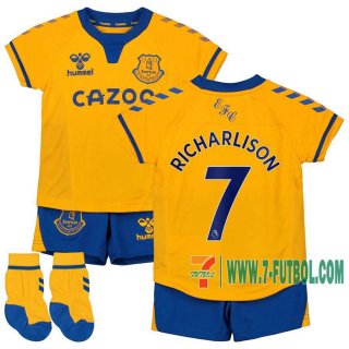 7-Futbol: Everton Camiseta Del Richarlison #7 Segunda Niño 20-21