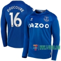 7-Futbol: Everton Camiseta Del Doucoure #16 Primera Manga Largas 20-21