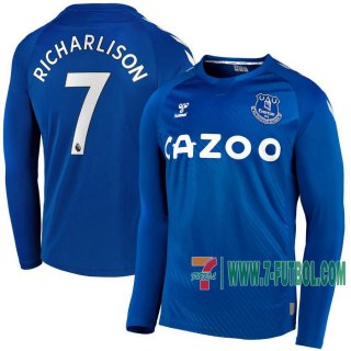 7-Futbol: Everton Camiseta Del Richarlison #7 Primera Manga Largas 20-21