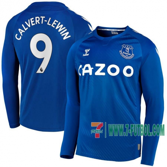 7-Futbol: Everton Camiseta Del Calvert-Lewin #9 Primera Manga Largas 20-21