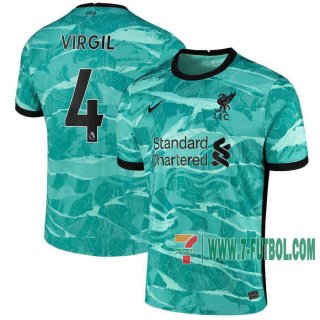 7-Futbol: Liverpool Camiseta Del Virgil #4 Segunda 20-21