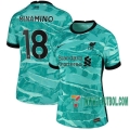 7-Futbol: Liverpool Camiseta Del Minamino #18 Segunda Mujer 20-21