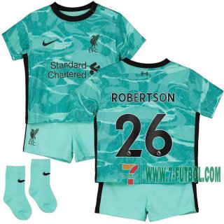 7-Futbol: Liverpool Camiseta Del Robertson #26 Segunda Niño 20-21