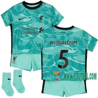 7-Futbol: Liverpool Camiseta Del Wijnaldum #5 Segunda Niño 20-21