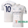 7-Futbol: Manchester City Camiseta Del Kun Agüero #10 Tercera 20-21