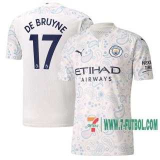 7-Futbol: Manchester City Camiseta Del De Bruyne #17 Tercera 20-21