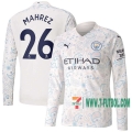 7-Futbol: Manchester City Camiseta Del Mahrez #26 Tercera Manga Largas 20-21
