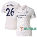 7-Futbol: Manchester City Camiseta Del Mahrez #26 Tercera Mujer 20-21
