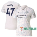 7-Futbol: Manchester City Camiseta Del Foden #47 Tercera Mujer 20-21