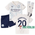 7-Futbol: Manchester City Camiseta Del Bernardo #20 Tercera Niño 20-21