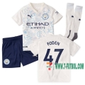 7-Futbol: Manchester City Camiseta Del Foden #47 Tercera Niño 20-21