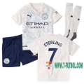 7-Futbol: Manchester City Camiseta Del Sterling #7 Tercera Niño 20-21