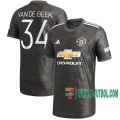 7-Futbol: Manchester United Camiseta Del Van De Beek 34 Segunda 20-21