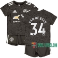 7-Futbol: Manchester United Camiseta Del Van De Beek 34 Segunda Niño 20-21