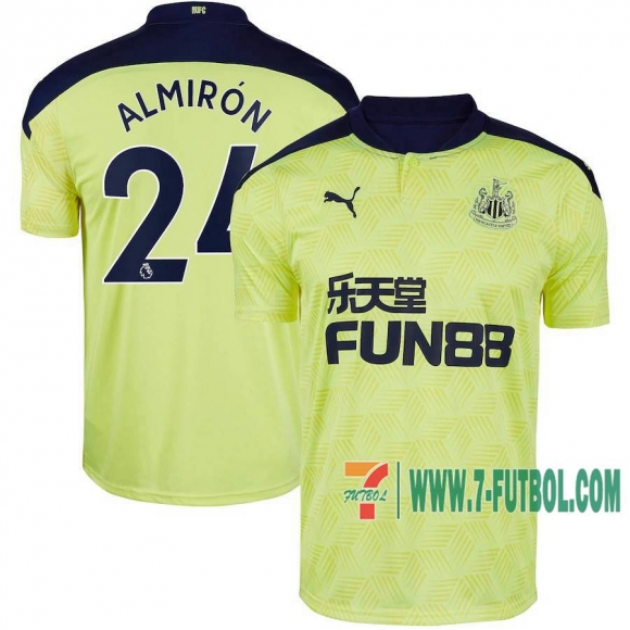 7-Futbol: Newcastle United Camiseta Del Almirón #24 Segunda 20-21