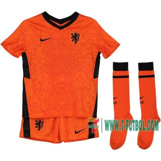 7-Futbol: Países Bajos Camiseta Del Primera Niño 20-21