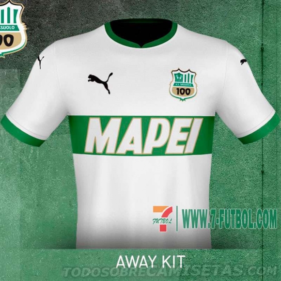 7-Futbol: US Sassuolo Camiseta Del Segunda 20-21